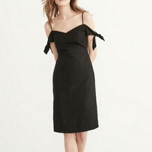 Tie Shoulder Midi Dress
